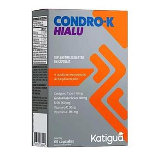 Condro-K Hialu + Msm + Tipo Ii + Vits Com 60 Cápsulas em Oferta na Shopee