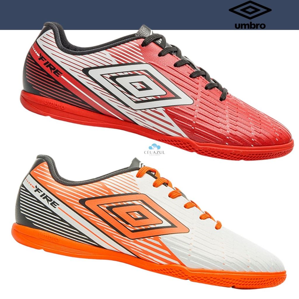 Chuteira Umbro Futsal Masculina Fire Quadra Indoor Conforto Original