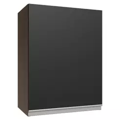 Armário Aéreo 50cm 1 Porta Rustic/Preto Glamy Madesa