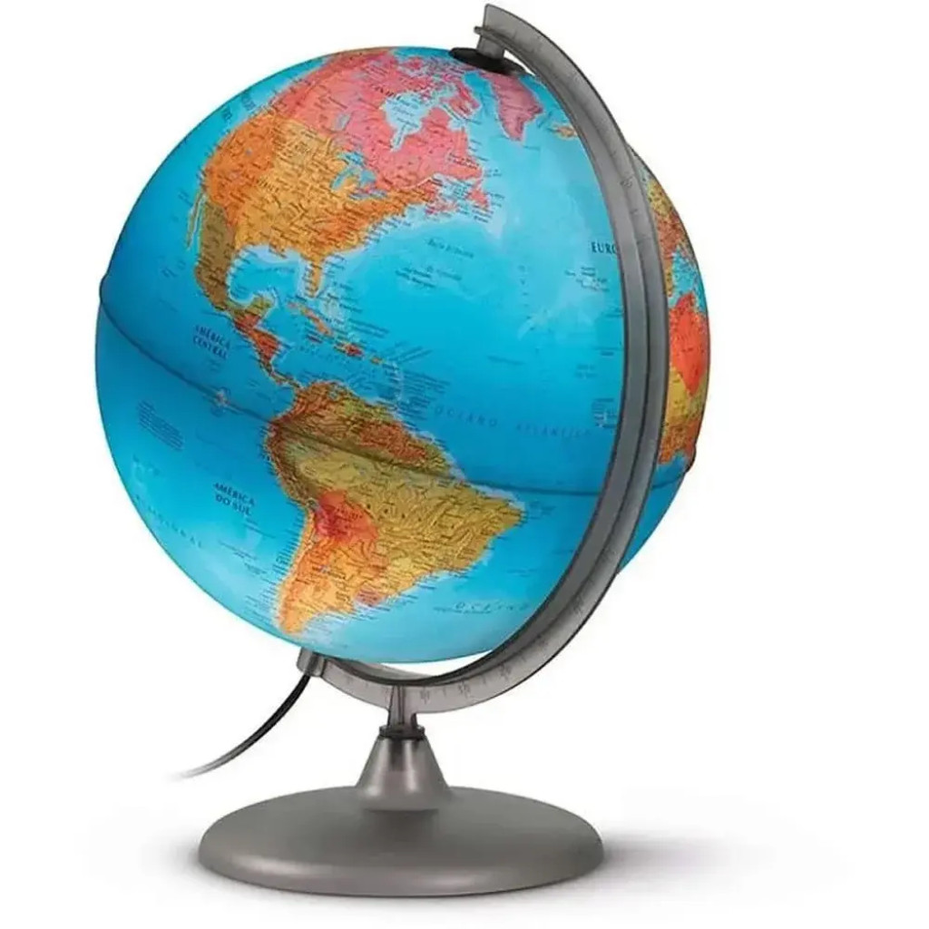 Globo Terrestre 30cm Tecnodidattica Orion Iluminado