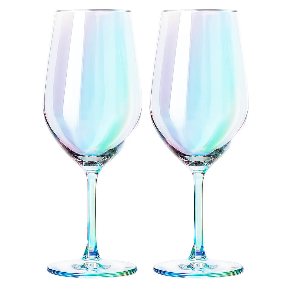 Jogo de Taças de Vinho de Cristal Furta Cor com Titânio Mendoza 460mL 2 peças - Seu Lar em Oferta na Shopee