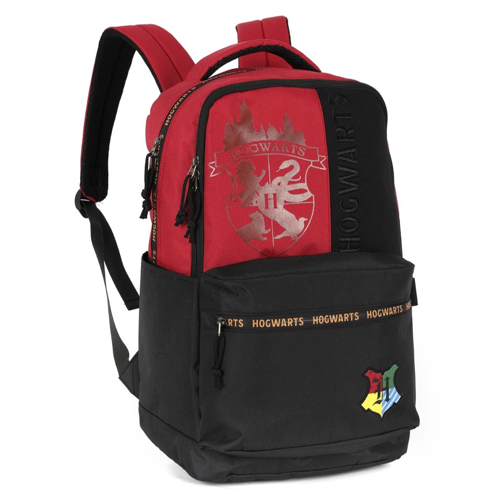 Mochila Harry Potter Escolar Costas Grande Vinho Sonserina