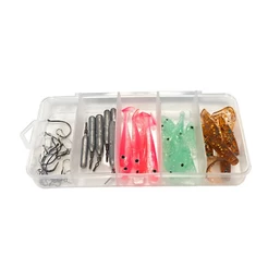 Kit Estojo Isca Artificial E Anzol - Atopy