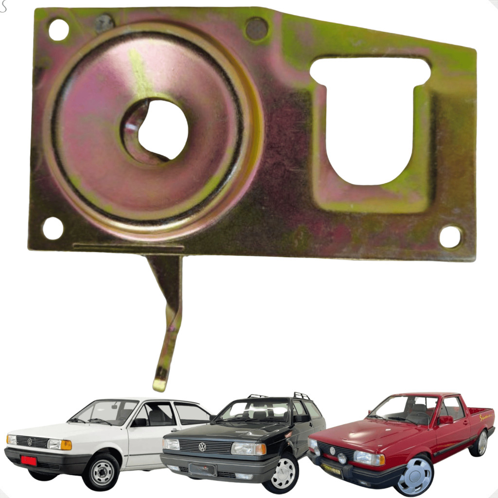 Fechadura Trava Inferior Do Capô Volkswagen Gol Voyage Parati 1988 A 1994