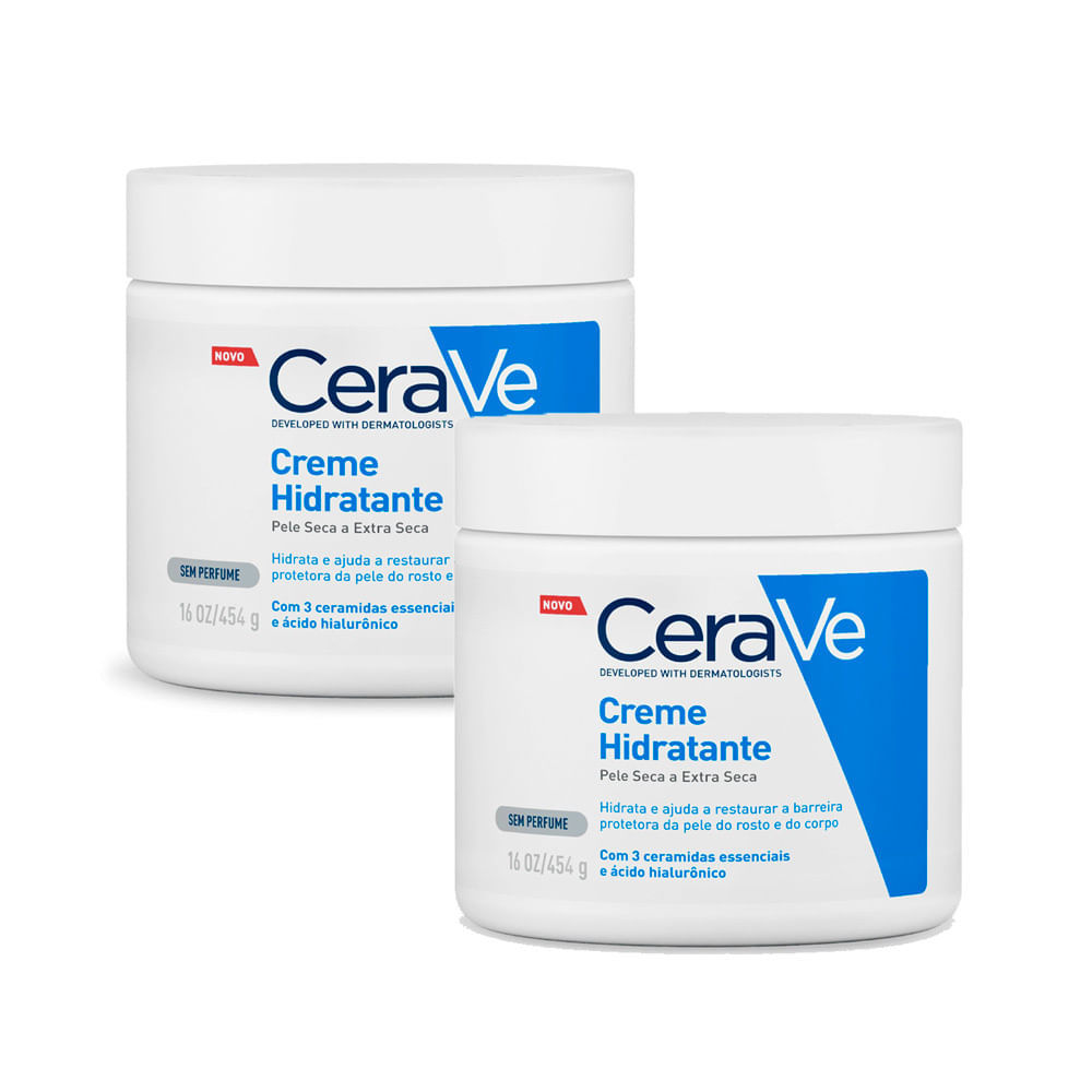 Kit 2 CeraVe Creme Hidratante  454g em Oferta na Shopee
