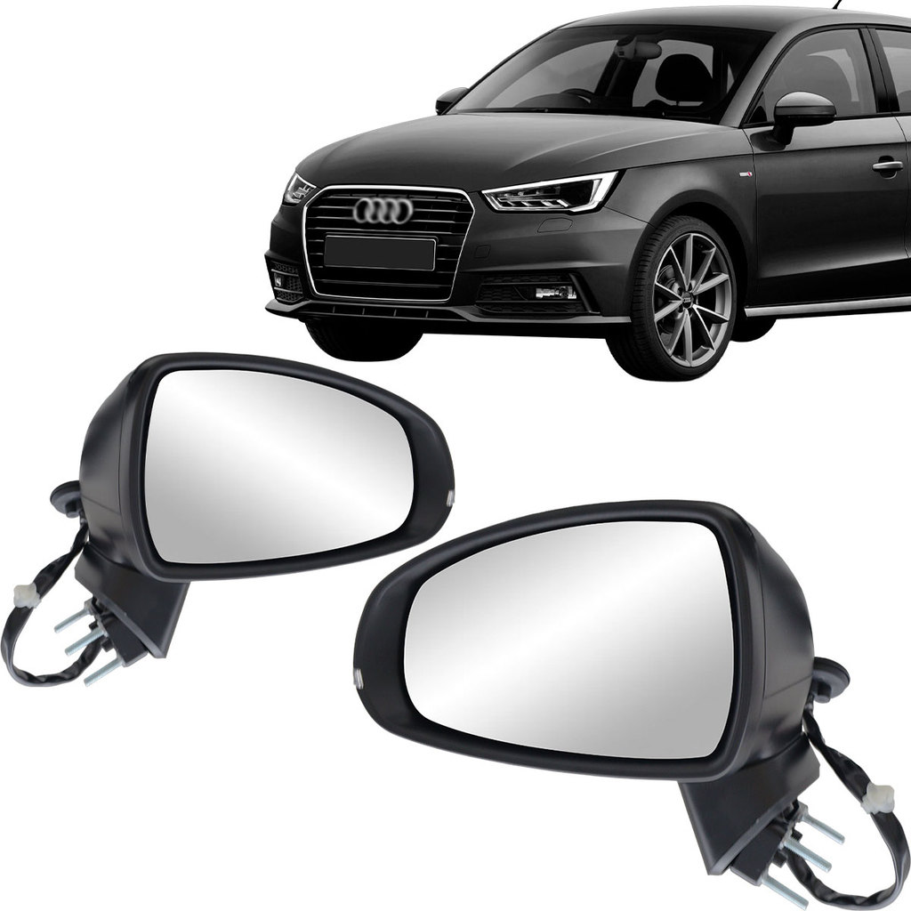 Retrovisor Externo A1 2011 2012 2013 2014 2015 2016 Elétrico Com Pisca com Desembaçador em Oferta na Shopee