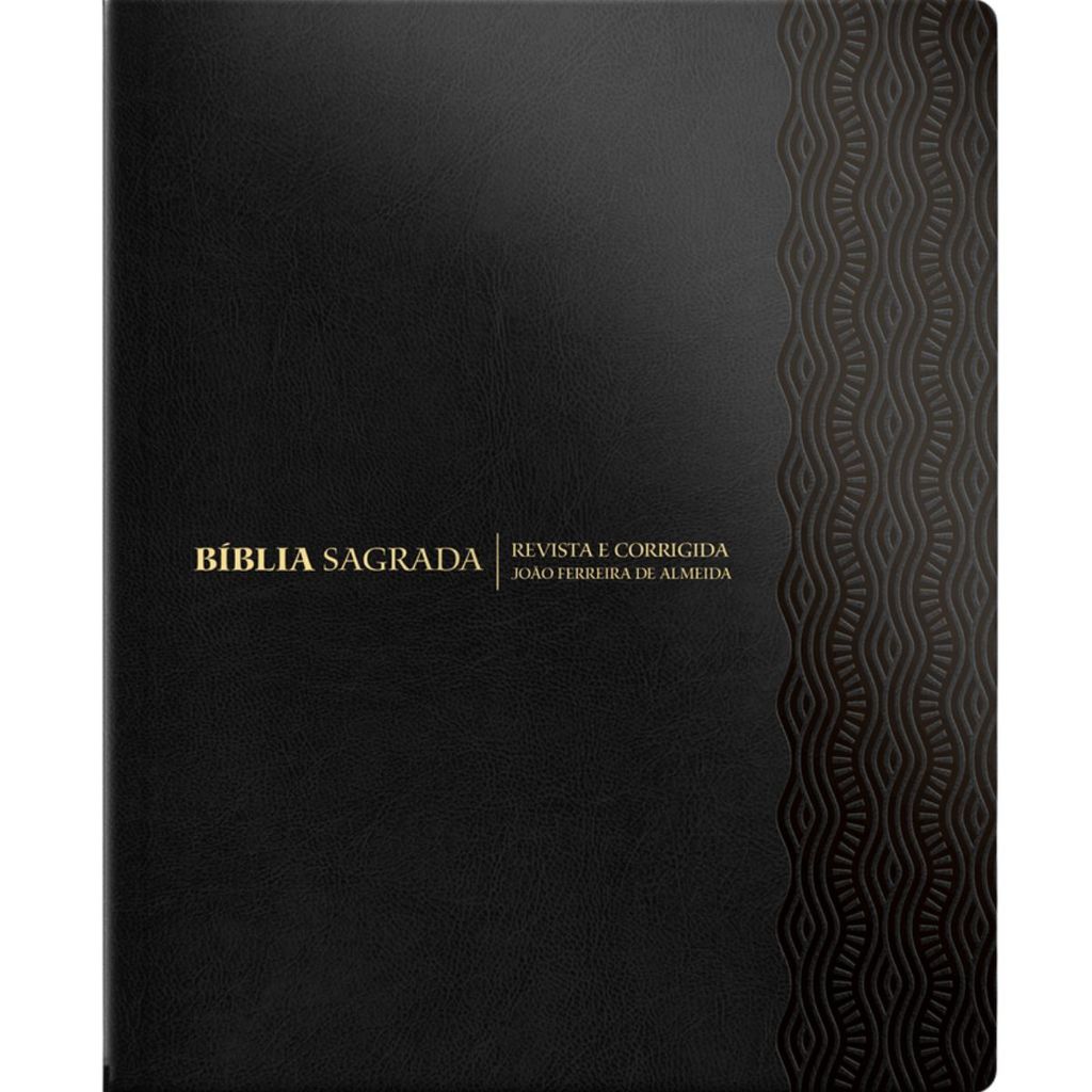 Bíblia Sagrada Com Espaço Para Anotações | ARC | Capa Luxo Preta