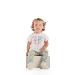 Conjunto Bebê Blusa e Calça Legging Quimby