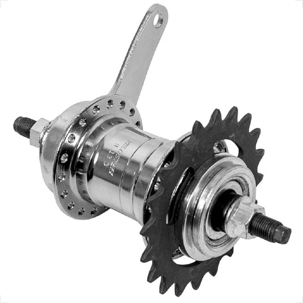 Cubo Traseiro Freio de pé Contra Pedal Bike Velosteel Catraca 20 dentes Encaixe Monark Caloi