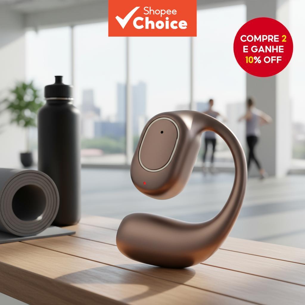  KY2 Fone de Ouvido Bluetooth Sem Fio, Fone de Ouvido de Uma Orelha, Bateria Ultra Longa, Fone de Ouvido Esportivo para