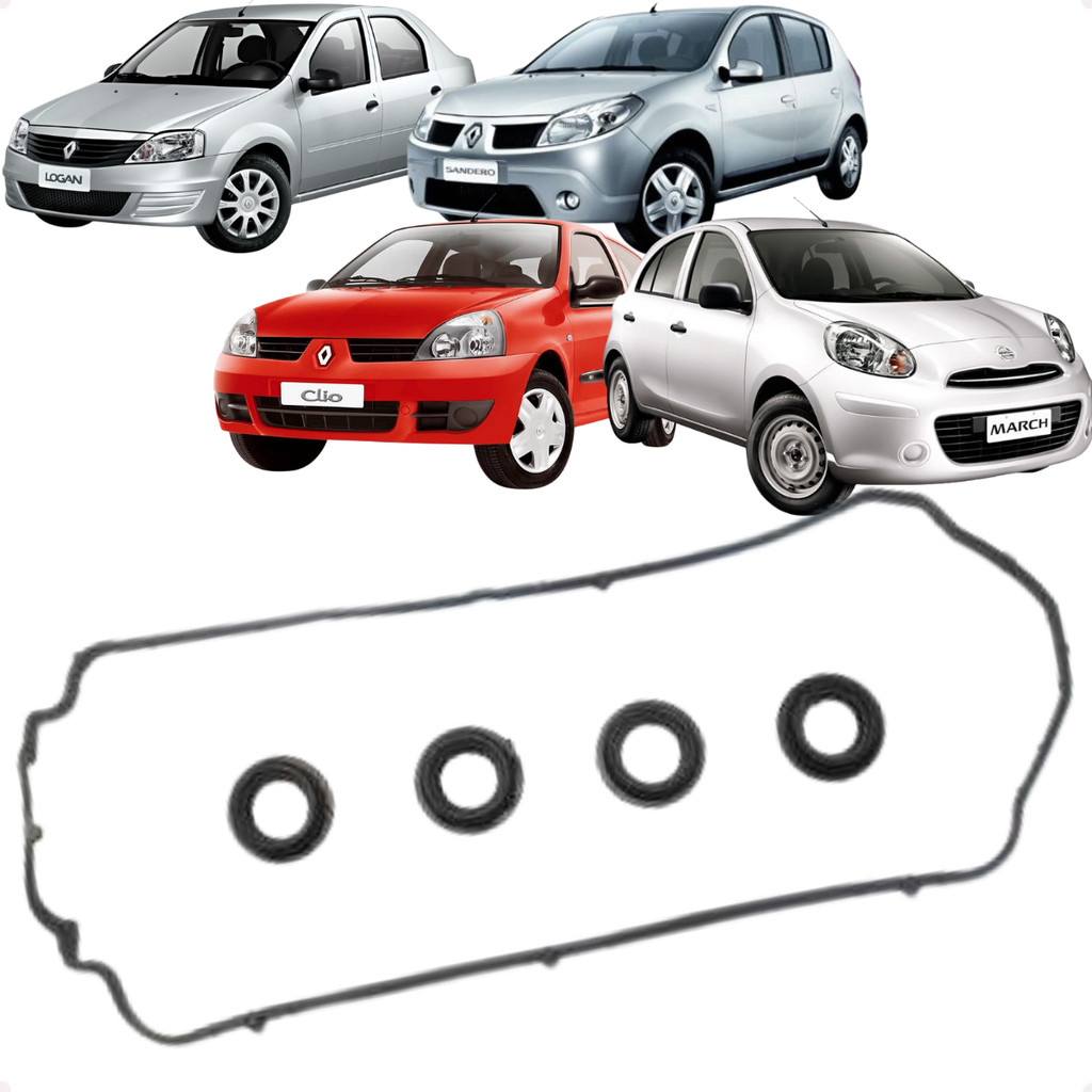 Junta da Tampa de Válvulas Sabó Logan Sandero Clio March 1.0 16v Flex