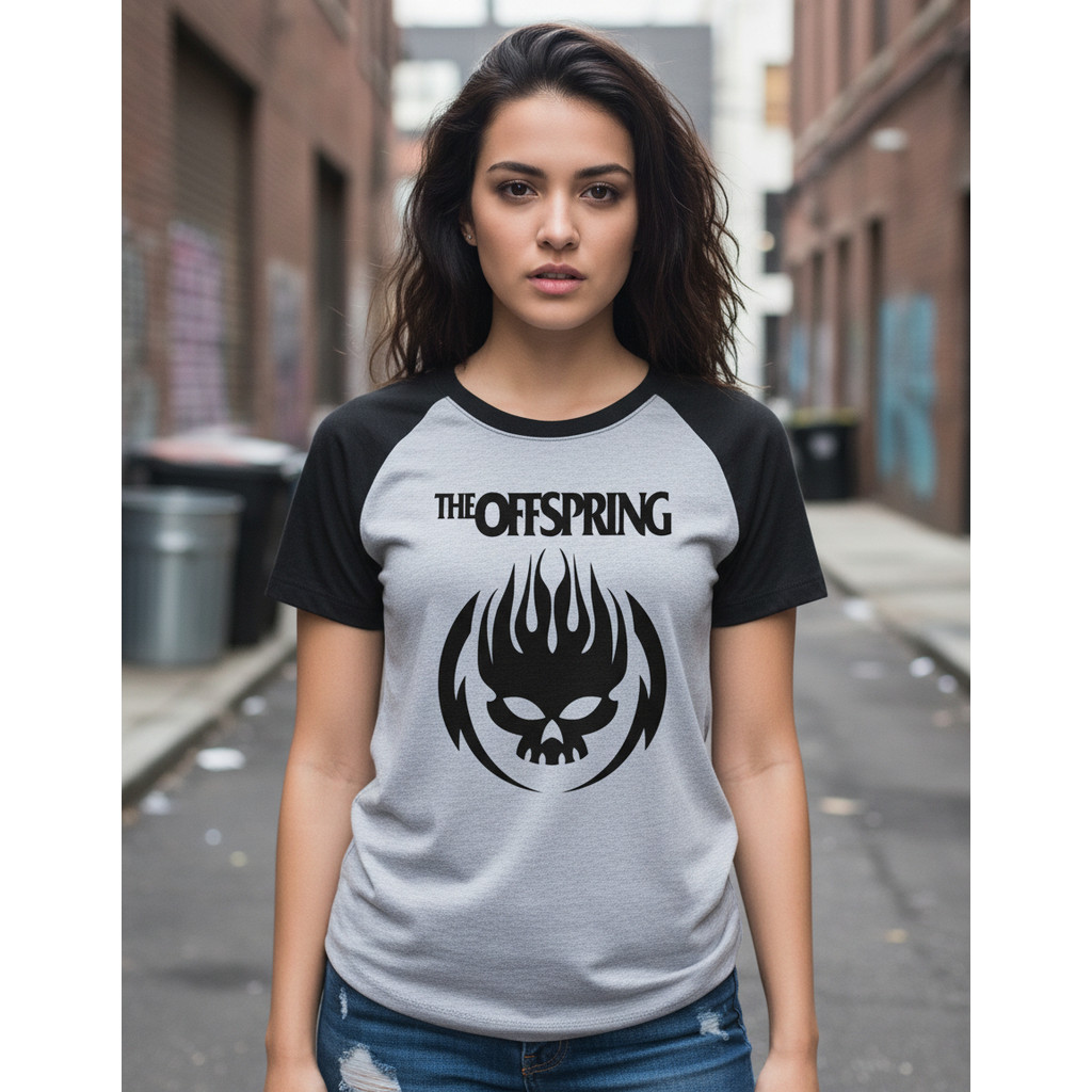 Camiseta Babylook The Offspring feminino