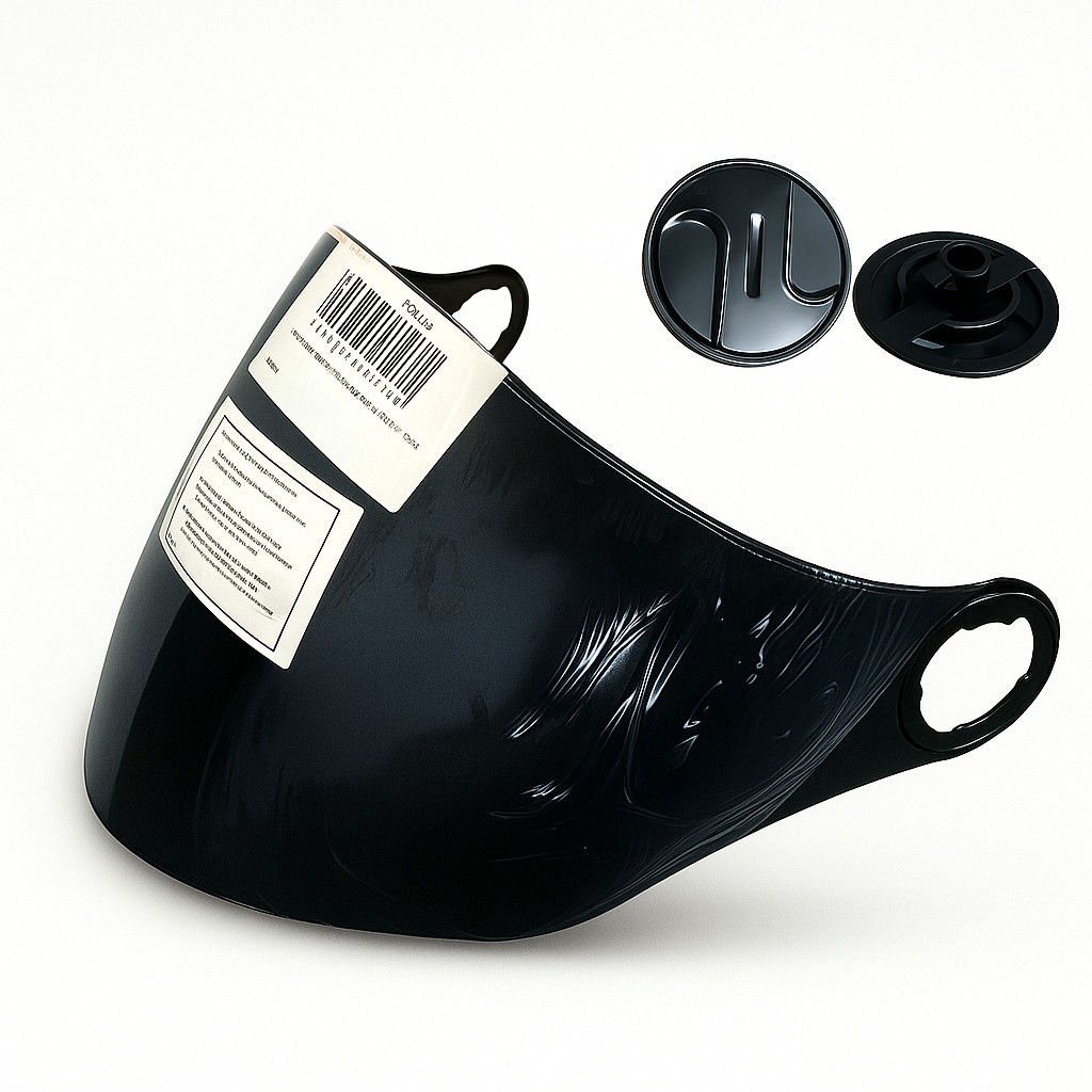 Viseira Fumê + Reparo Botão Trava Capacete New Liberty 3