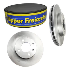 Par Disco Freio Dianteiro Ventilado Polo Track 1.0 Hipper