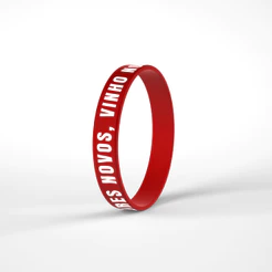 Pulseira De Silicone Bordô | Odres Novos, Vinho Novo