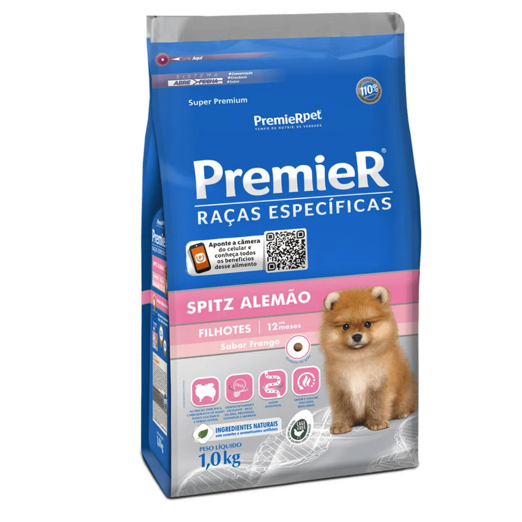 Ração para cães filhotes Premier Raças Específicas Spitz Alemão - 1kg