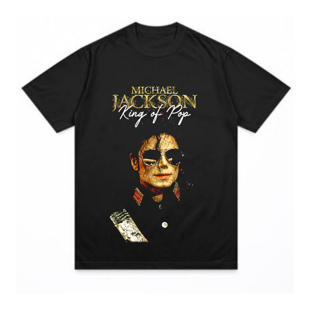 Camiseta Camisa Unissex Algodão Cantor Pop Michael Jackson em Oferta na Shopee