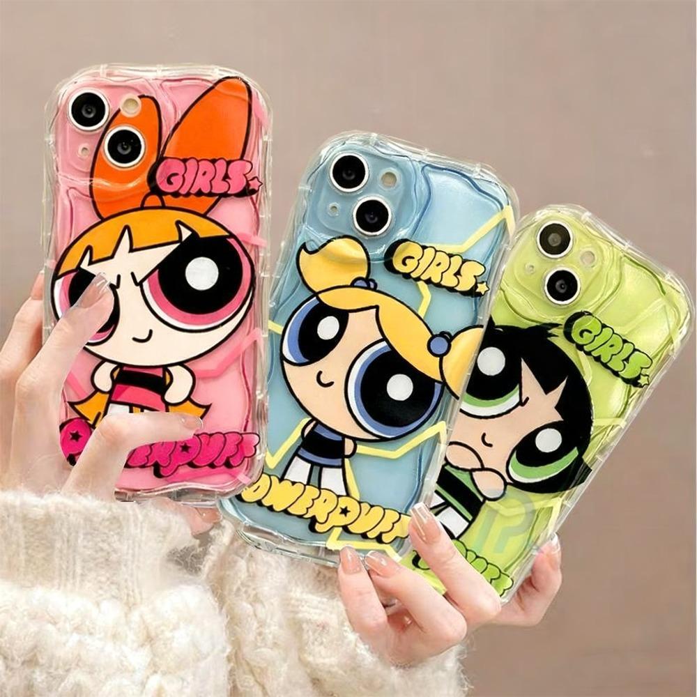 Capa Para Samsung A56 A36 A55 A54 A16 A15 A14 A05 A51 A52 A34 A35 A32 A13 A12 A04E Colorido Meninas Superpoderosas Caso 