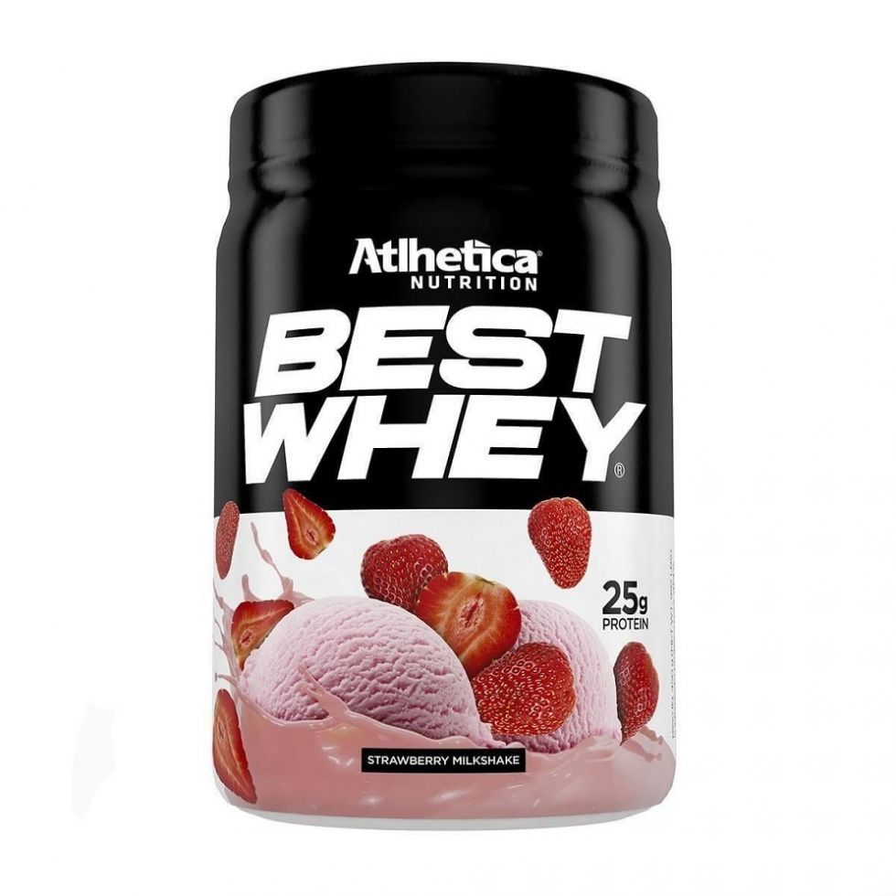Best Whey (450g) - Sabor: Milkshake de Morango