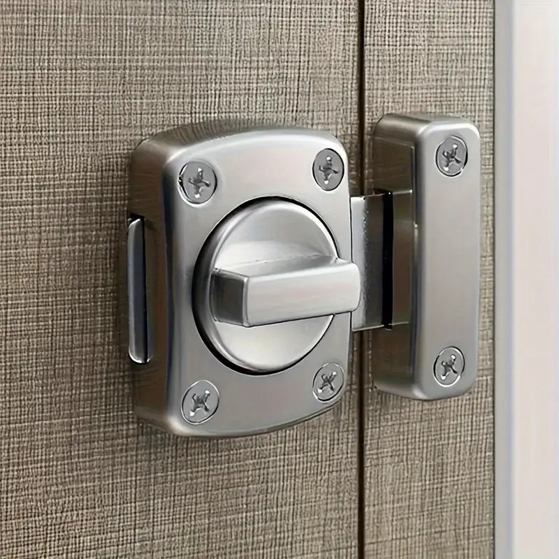 Fechadura Trava De Segurança liga de zinco Porta De Aço Inox Tranca Anti Roubo Fácil instalação