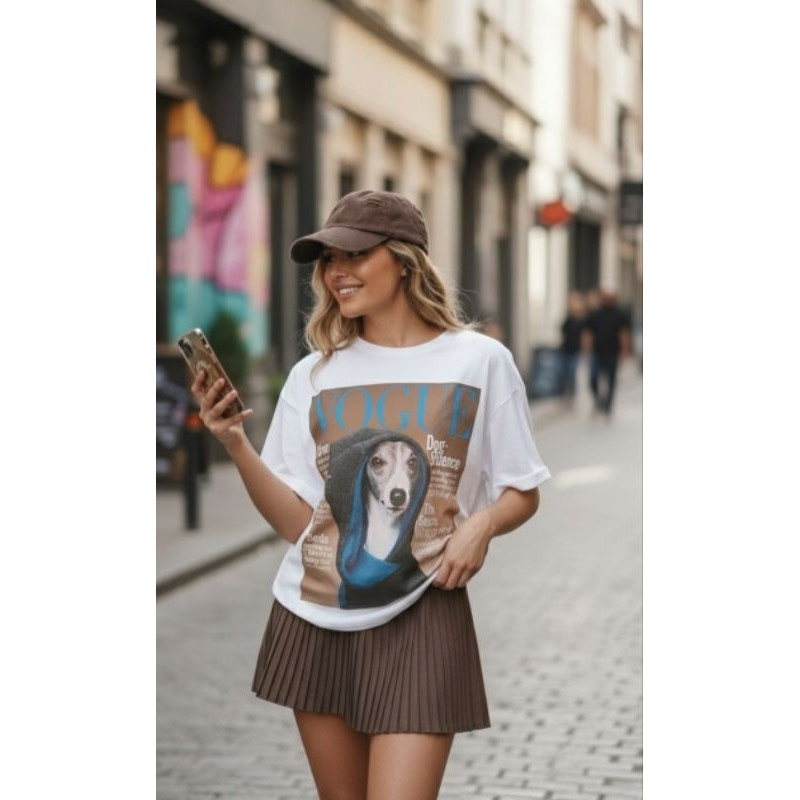 [Camiseta Premium em Algodão Puro]SISI Oversized, Feminina, Camiseta, T-Shirt, Blusão, Streetwear, Básica, Lançamento