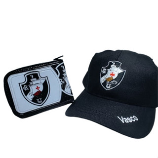 KIT BONÉ MAIS CARTEIRA MASCULINO PRETO, DO VASCO DA GAMA em Oferta na Shopee