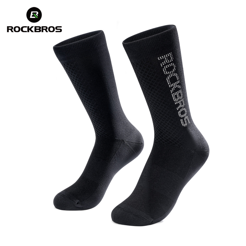ROCKBROS Meias De Ciclismo Esportivas De Alta Elasticidade E Respiráveis Para Esportes Ao Ar Livre Homens Mulheres em Oferta na Shopee