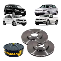 Par Disco Fremax VW Up 1.0 2014 a 2022 Ventilado