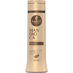 Condicionador Mandioca 300ml Haskell | Hidratação profunda e fortalecimento para cabelos fracos e opacos