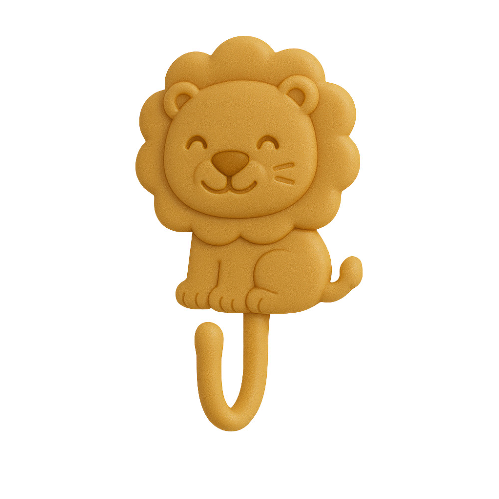 Gancho Adesivo LEAO Suporte Parede Toalha de Rosto Porta Chaves Objetos Bolsas Multiuso Organizar e Pendurar Objeto