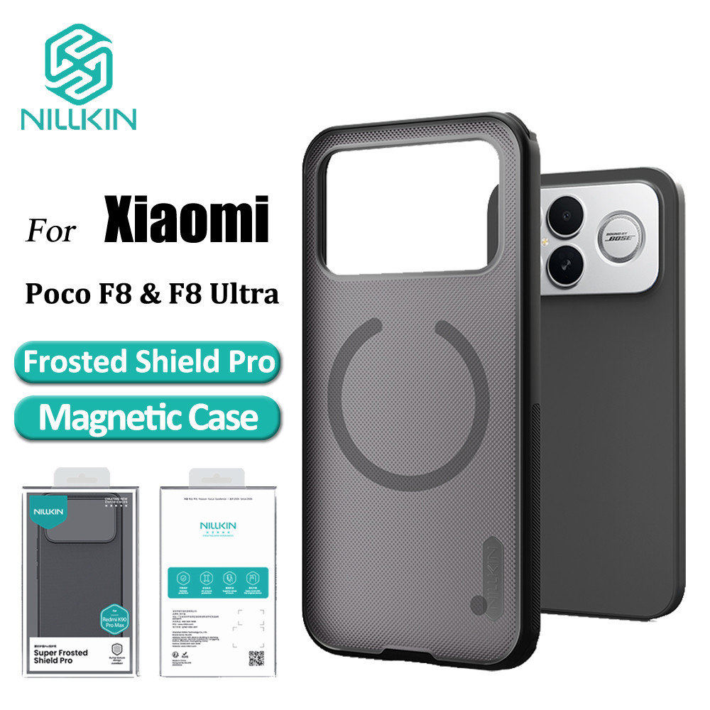 Nillkin Capa De Telefone Magnética Para POCO F8 PRO F8 Ultra Fosca TPU + PC Proteção Anti Impressão Digital em Oferta na Shopee
