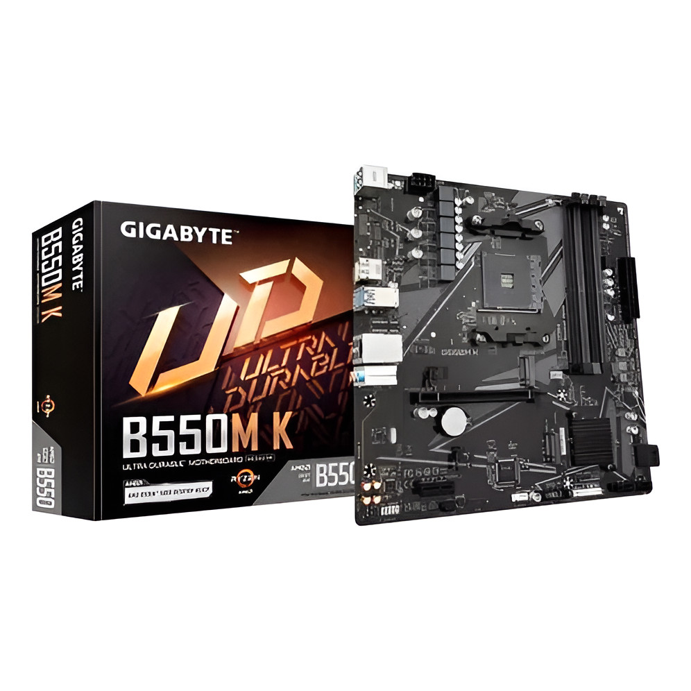 Placa Mãe Gigabyte B550mk Ddr4 Am4 Micro Atx Hdmi