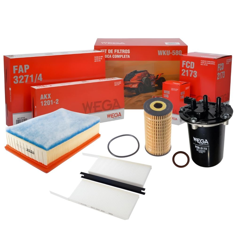 Kit Revisão Filtros Master 2.3 2022 2023 2024 2025 Wega Óleo - Ar Cabine - Ar Motor - Combustível em Oferta na Shopee