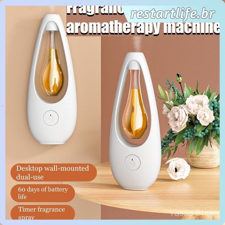 Difusor de Aroma Automático com Spray Temporizado para Salas de Casa, Desodorizador de Ar Fresco 9949