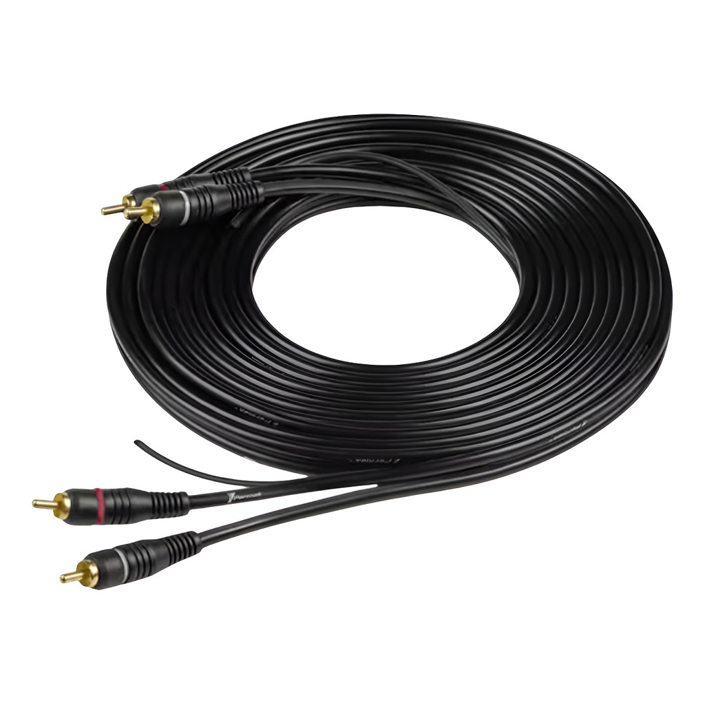 CABO RCA OURO 5MM PERMAK PARA SOM AUTOMOTIVO