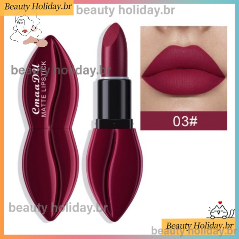 Batom Mate 24 Horas Copo Antiaderente De Veludo De Longa Duração À Prova D'água Para Meninas E Mulheres Maquiagem Labial em Oferta na Shopee