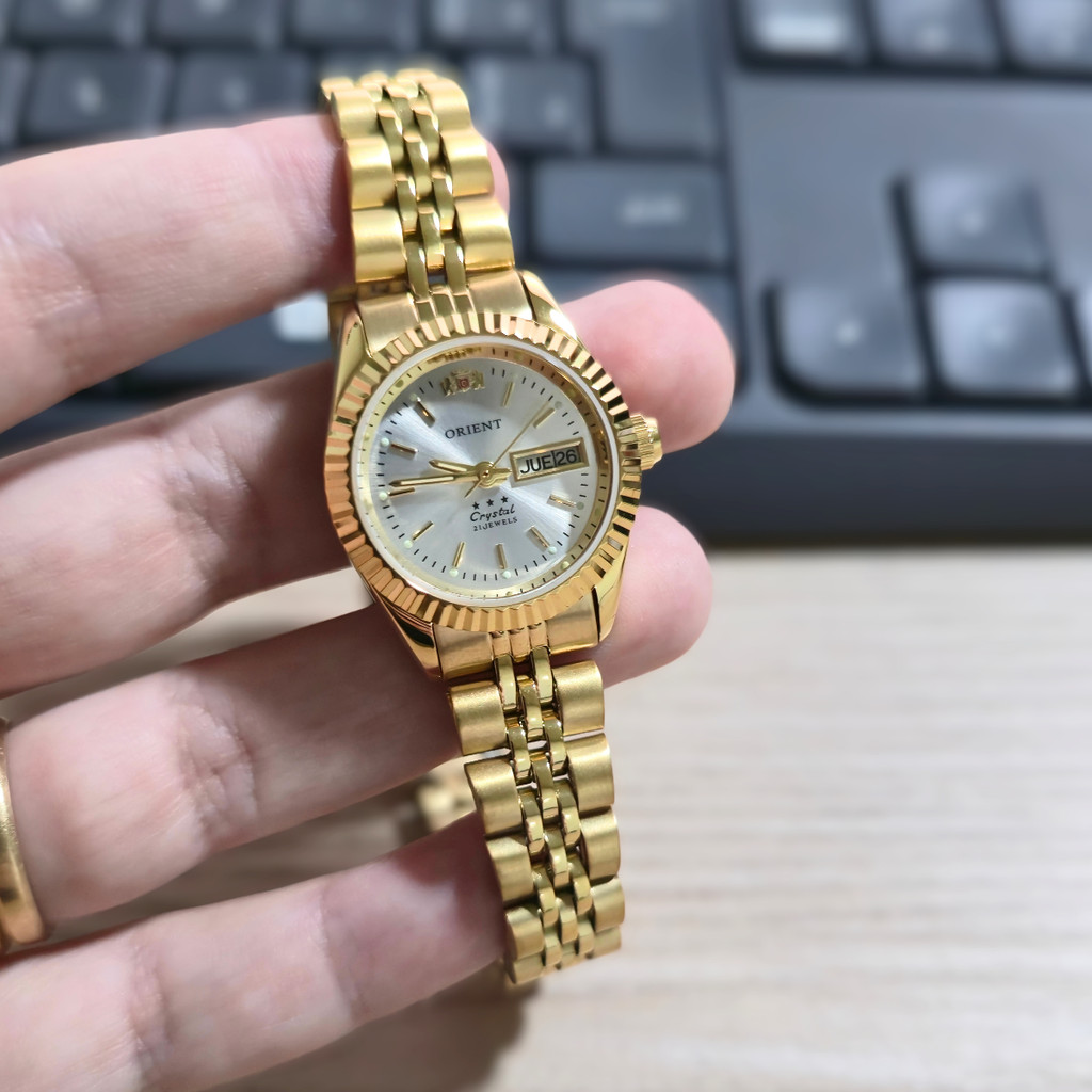 Detalhes do Relógio Orient Automático Feminino Dourado 559EB1NH B1KX