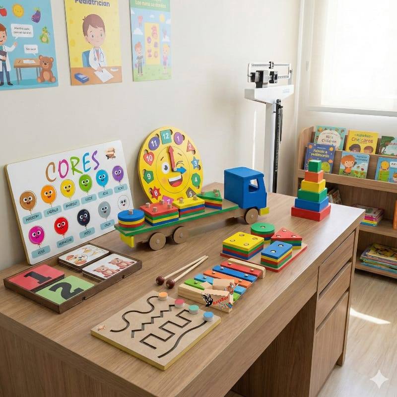 Brinquedo Pedagógico Educativo Madeira MDF Prancha Seleção Infantil Encaixe Formas Geométricas em Oferta na Shopee