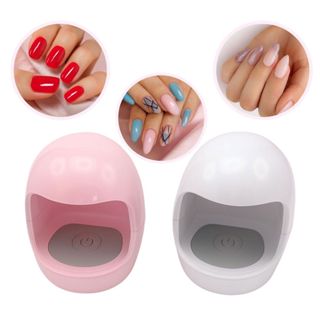Mini Cabine Unha Individual Secador Portátil Usb Led UV 5V em Oferta na Shopee
