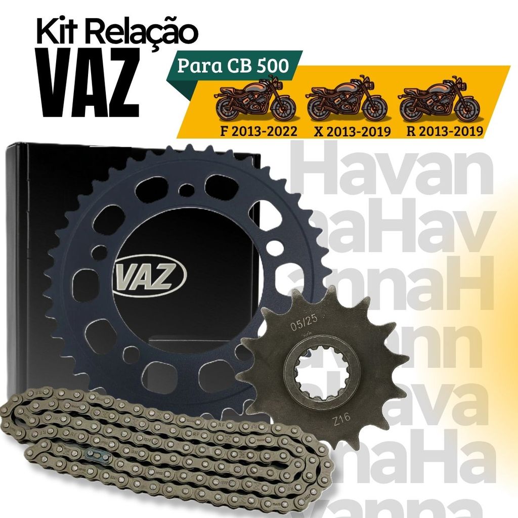 Kit Relação Cb 500x 2013-2019 / Cb 500f 2013-2022 Com Retentor Original Vaz em Oferta na Shopee