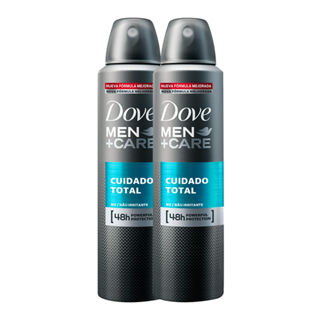 Kit 2 Desodorante Aerosol Dove Men+Care Proteção Total 150ml em Oferta na Shopee