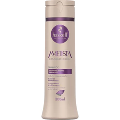 Shampoo Desamarelador Ametista 300ml Haskell | Desamarelamento e brilho para cabelos loiros ou grisalhos