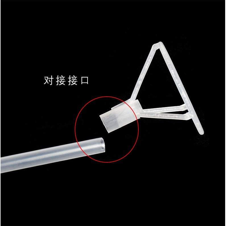 Suporte para Vareta Transparente 50 unidades - 5 Cm