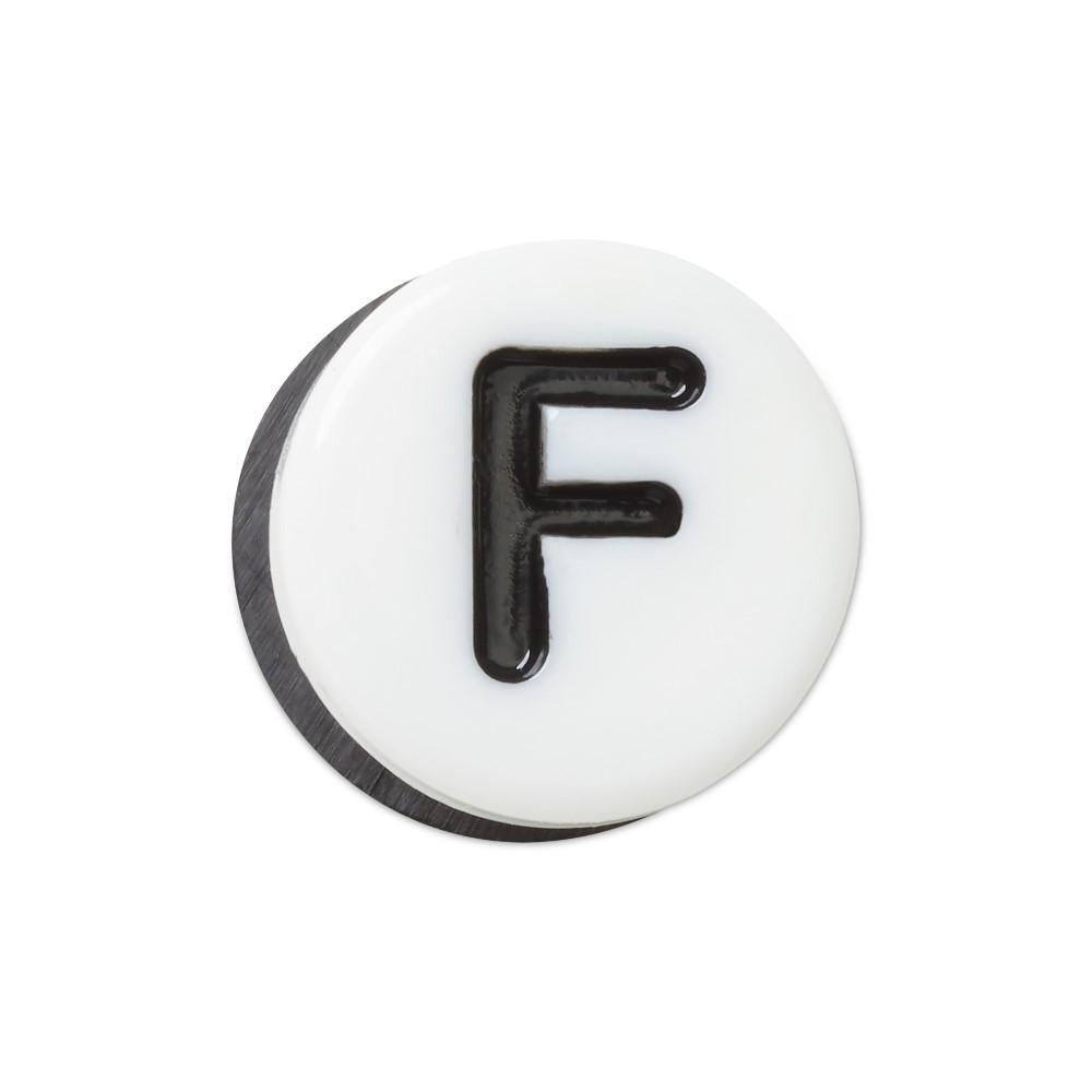 Jibbitz™ Letra F Pequena UNICO em Oferta na Shopee