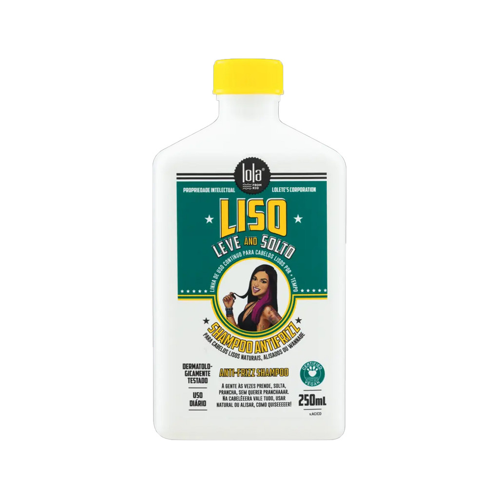 Shampoo Antifrizz Lola Cosmetics Liso Leve e Solto 250ml em Oferta na Shopee