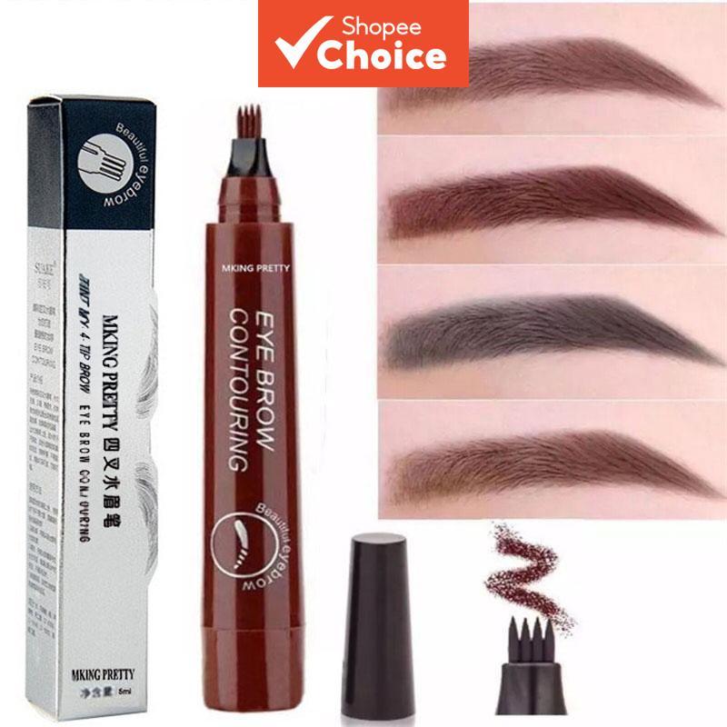 Caneta E Lápis 4d Para Sobrancelhas, À Prova D