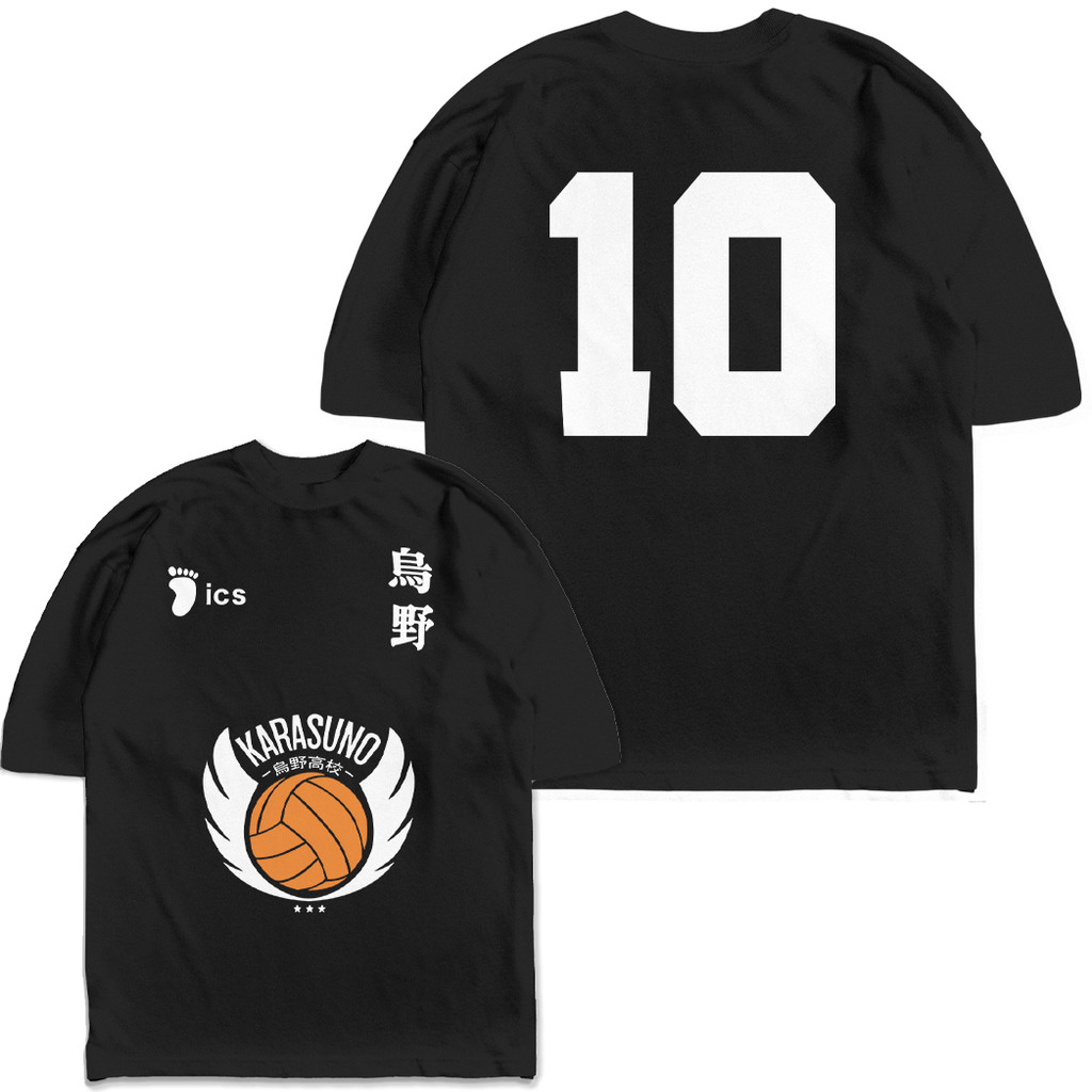 Camiseta Oversized Haikyuu hinata shoyo Camiseta Time Streetwear Harajuku Aesthetic Camisa Unissex