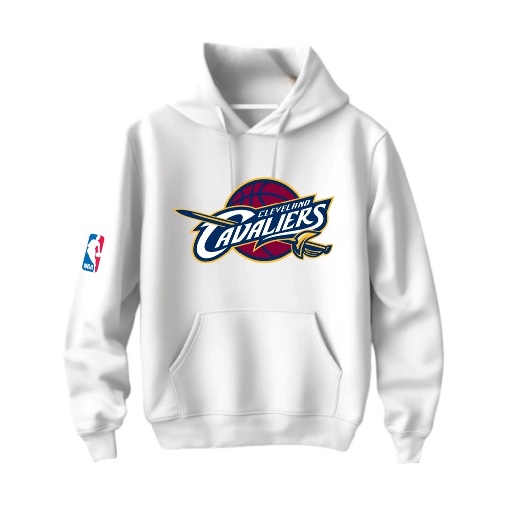 Blusa Basquete Moletom Canguru Cleveland Cavaliers Time Basquete Algodão Premium Oferta