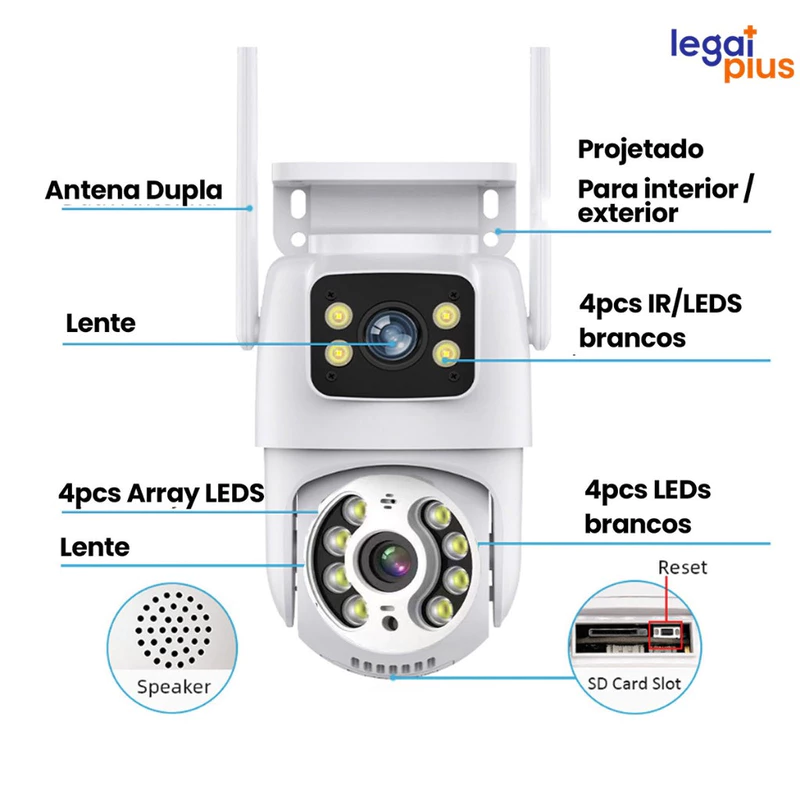 Kit Câmera de Segurança Wi-Fi — foto 3