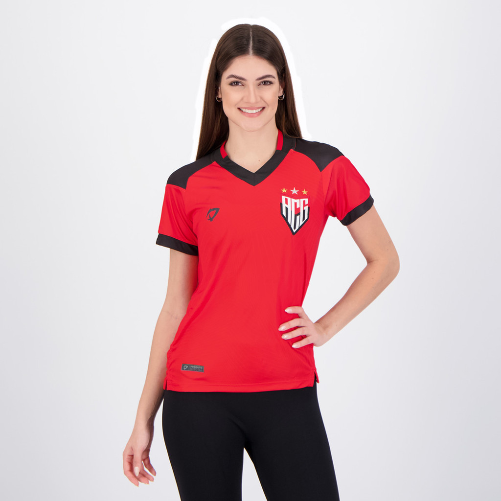 Camisa Dragão Premium Atlético Goianiense Comissão 2024 Feminina em Oferta na Shopee